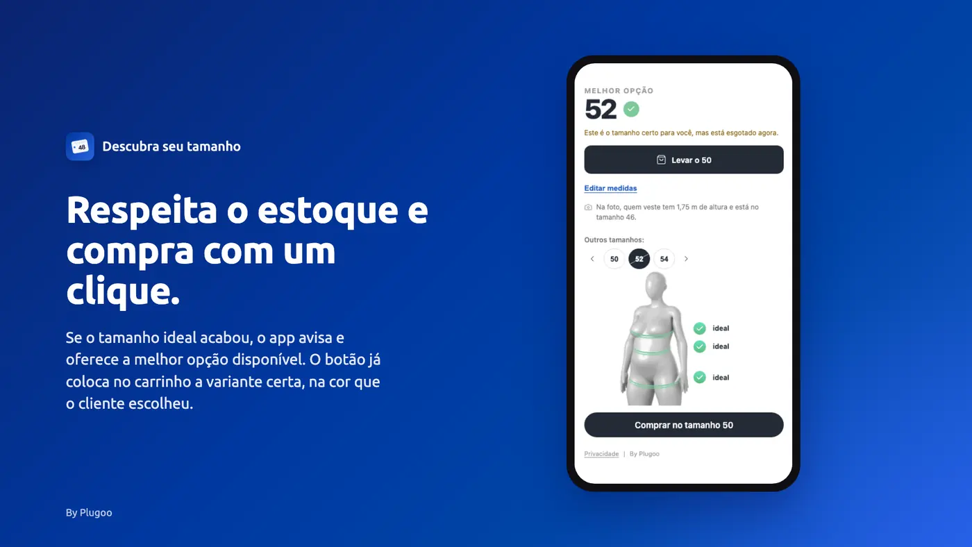 Descubra seu tamanho: imagem 3 de 5