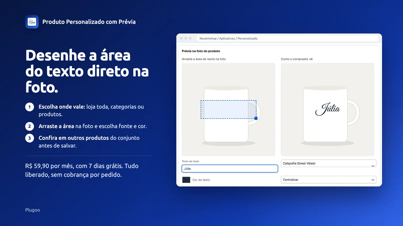 Produto Personalizado com Prévia: imagem 5 de 5