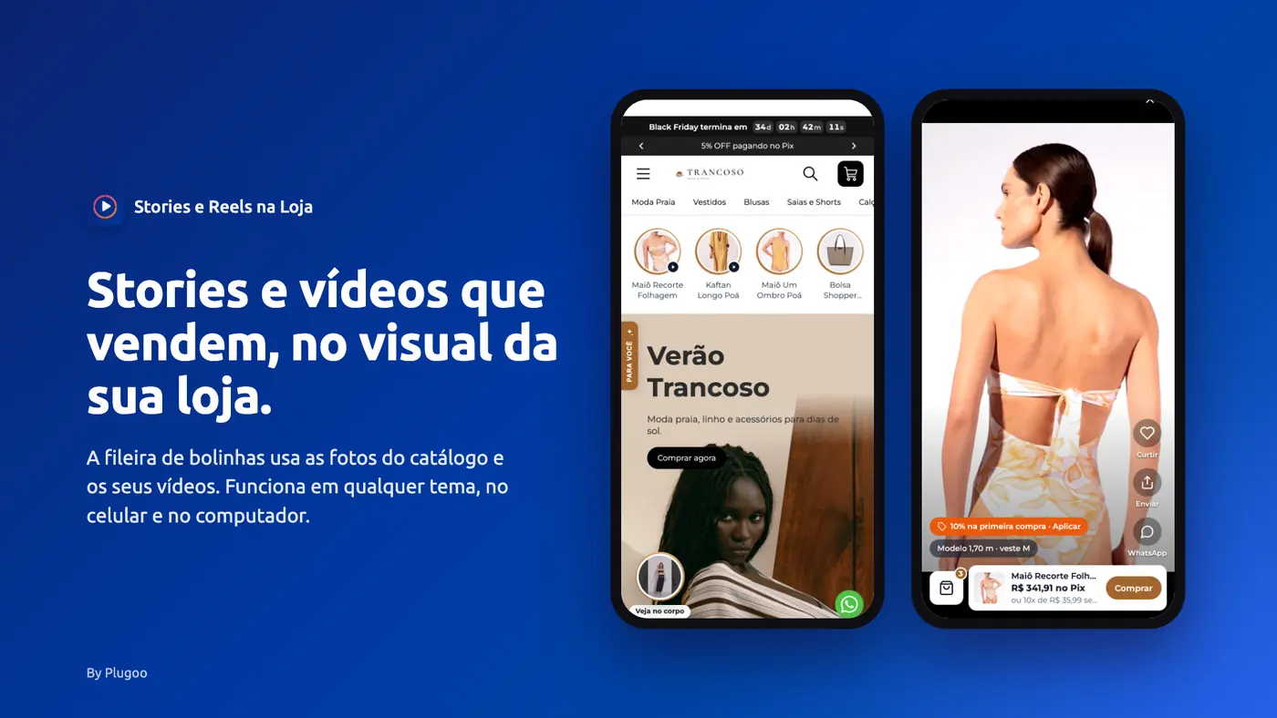 Stories e Reels na Loja: imagem 1 de 5