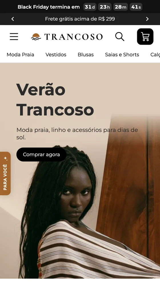 Tema Trancoso no celular