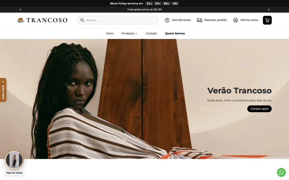 Tema Trancoso no computador